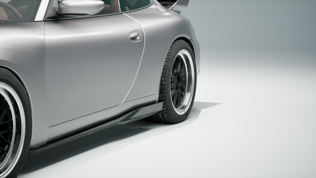 Arvion Bauhaus R77 Touring Skirts | Porsche 996 | Fiberglass