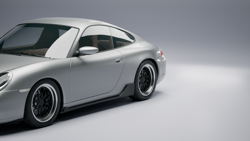 Arvion Bauhaus Flow Skirts | Porsche 996 | Fiberglass